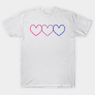 bisexual hearts T-Shirt